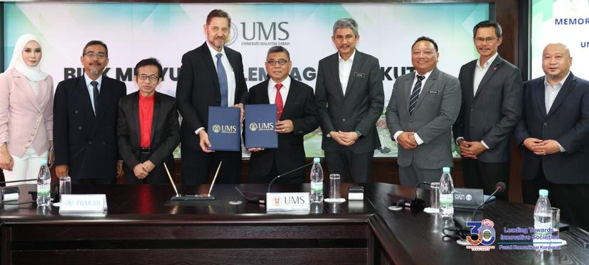 The Memorandum of Understanding (MoU) signed between Tijarah Holding Ltd. and Universiti Malaysia Sabah